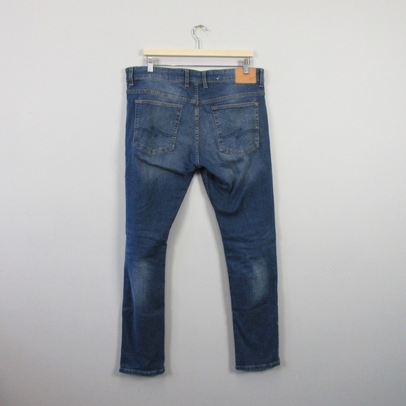 Q/S by s.Oliver Rick Slim Fit Jeans Men 34X32 Blue Denim Cotton Comfort 634 - Picture 2 of 13